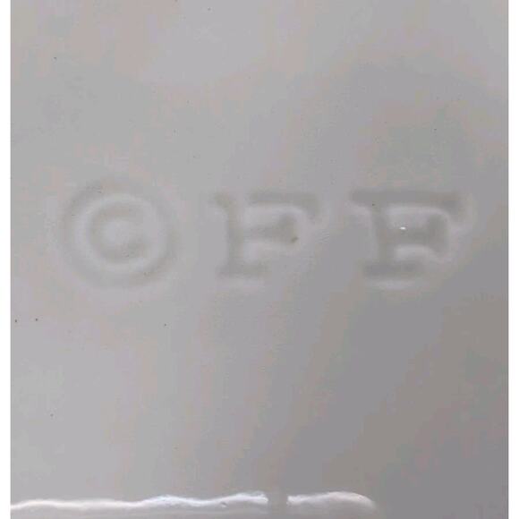 VTG Fitz & Floyd Canister Kitchen Harvest Basket Weave Colorful Vegetables READ - Picture 13 of 16